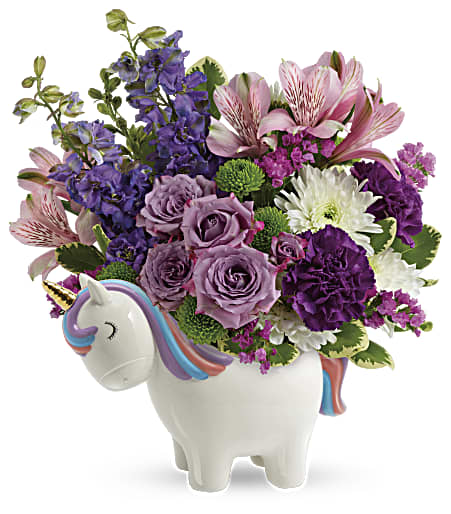 Magical Unicorn Bouquet from Scott's House of Flowers in Lawton, OK